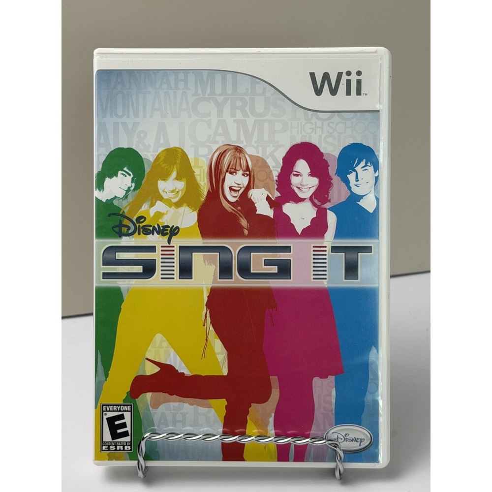 Disney Sing It (Nintendo Wii, 2008) CIB Complete With Manual